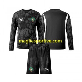 Completo Calcio Marocco Portiere Bambino Divisa Terza 2024 ML